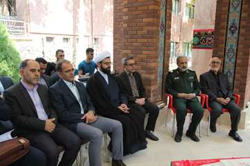 مراسم رونمایی از یادمان شهدای گمنام